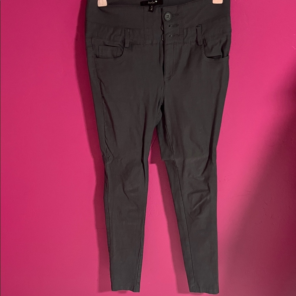 Grey Women's Slim Fit Pants